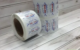 הדפסת גלילי מדבקות